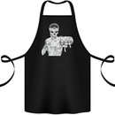 Street Fighter MMA Bare Knuckle Fighting Cotton Apron 100% Organic Black