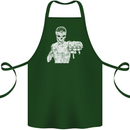 Street Fighter MMA Bare Knuckle Fighting Cotton Apron 100% Organic Forest Green