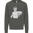 Street Fighter MMA Bare Knuckle Fighting Kids Sweatshirt Jumper Storm Grey