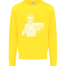 Street Fighter MMA Bare Knuckle Fighting Kids Sweatshirt Jumper Yellow