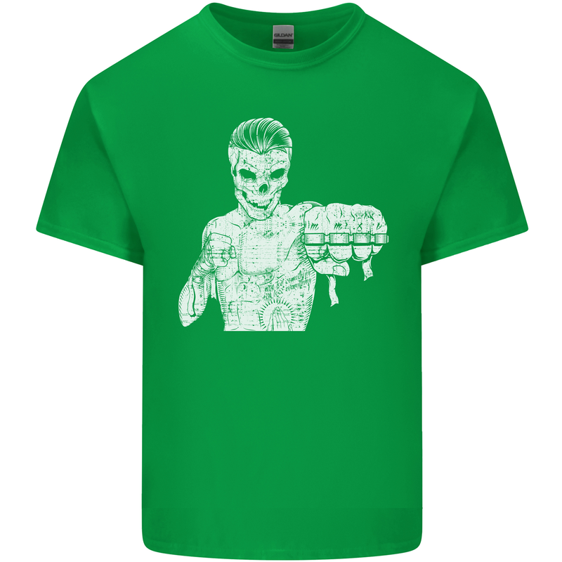 Street Fighter MMA Bare Knuckle Fighting Kids T-Shirt Childrens Irish Green