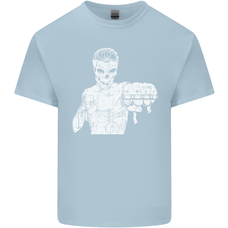 Street Fighter MMA Bare Knuckle Fighting Kids T-Shirt Childrens Light Blue