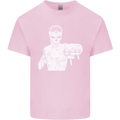 Street Fighter MMA Bare Knuckle Fighting Kids T-Shirt Childrens Light Pink
