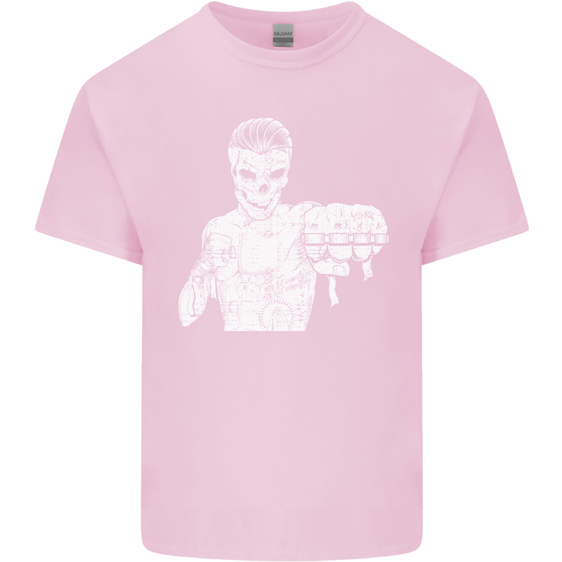 Street Fighter MMA Bare Knuckle Fighting Kids T-Shirt Childrens Light Pink