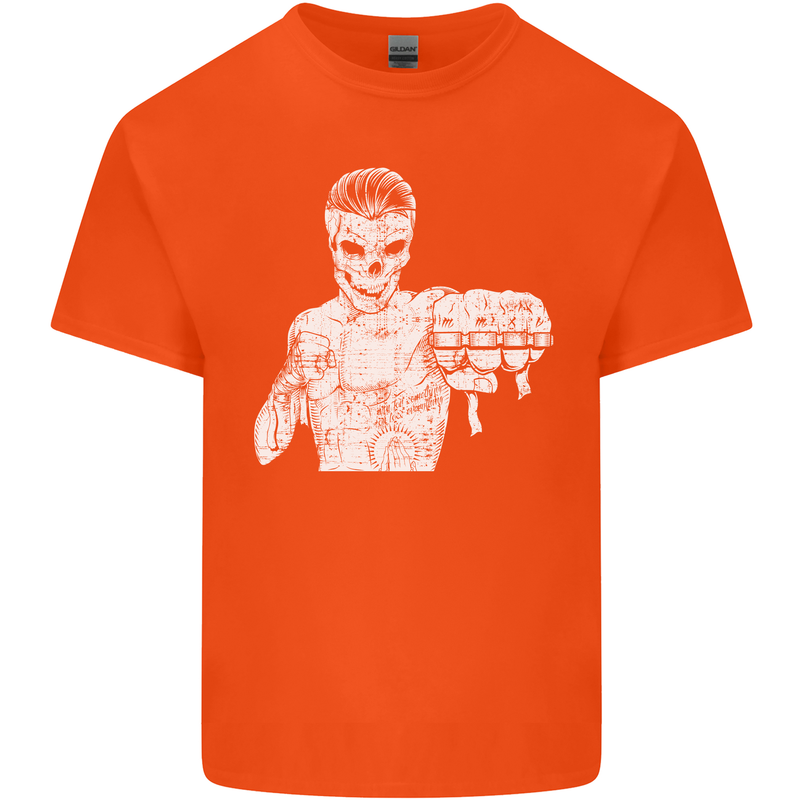 Street Fighter MMA Bare Knuckle Fighting Kids T-Shirt Childrens Orange