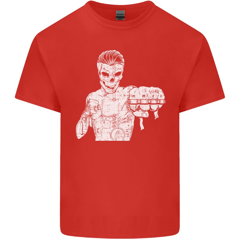 Street Fighter MMA Bare Knuckle Fighting Kids T-Shirt Childrens Red