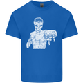 Street Fighter MMA Bare Knuckle Fighting Kids T-Shirt Childrens Royal Blue