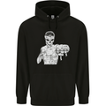 Street Fighter MMA Bare Knuckle Fighting Mens 80% Cotton Hoodie Black