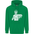 Street Fighter MMA Bare Knuckle Fighting Mens 80% Cotton Hoodie Irish Green
