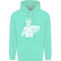 Street Fighter MMA Bare Knuckle Fighting Mens 80% Cotton Hoodie Peppermint