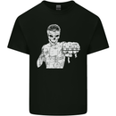 Street Fighter MMA Bare Knuckle Fighting Mens Cotton T-Shirt Tee Top Black