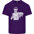 Street Fighter MMA Bare Knuckle Fighting Mens Cotton T-Shirt Tee Top Purple