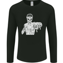 Street Fighter MMA Bare Knuckle Fighting Mens Long Sleeve T-Shirt Black