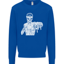 Street Fighter MMA Bare Knuckle Fighting Mens Sweatshirt Jumper Royal Blue
