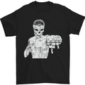Street Fighter MMA Bare Knuckle Fighting Mens T-Shirt Cotton Gildan Black