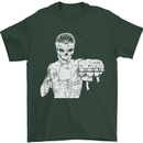 Street Fighter MMA Bare Knuckle Fighting Mens T-Shirt Cotton Gildan Forest Green