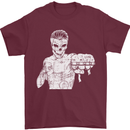 Street Fighter MMA Bare Knuckle Fighting Mens T-Shirt Cotton Gildan Maroon