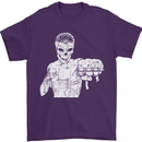 Street Fighter MMA Bare Knuckle Fighting Mens T-Shirt Cotton Gildan Purple