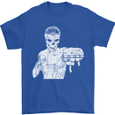 Street Fighter MMA Bare Knuckle Fighting Mens T-Shirt Cotton Gildan Royal Blue