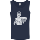 Street Fighter MMA Bare Knuckle Fighting Mens Vest Tank Top Navy Blue