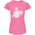 Street Fighter MMA Bare Knuckle Fighting Womens Petite Cut T-Shirt Azalea