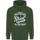 Street Photographer Photography Funny Childrens Kids Hoodie Forest Green