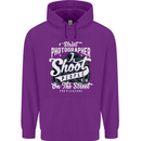 Street Photographer Photography Funny Childrens Kids Hoodie Purple