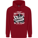 Street Photographer Photography Funny Childrens Kids Hoodie Red