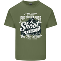 Street Photographer Photography Funny Mens Cotton T-Shirt Tee Top Military Green