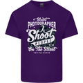 Street Photographer Photography Funny Mens Cotton T-Shirt Tee Top Purple
