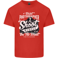 Street Photographer Photography Funny Mens Cotton T-Shirt Tee Top Red