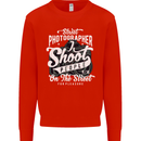 Street Photographer Photography Funny Mens Sweatshirt Jumper Bright Red