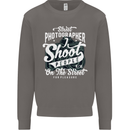 Street Photographer Photography Funny Mens Sweatshirt Jumper Charcoal