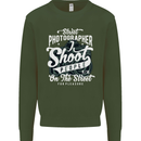 Street Photographer Photography Funny Mens Sweatshirt Jumper Forest Green
