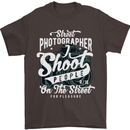 Street Photographer Photography Funny Mens T-Shirt Cotton Gildan Dark Chocolate