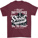 Street Photographer Photography Funny Mens T-Shirt Cotton Gildan Maroon