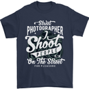 Street Photographer Photography Funny Mens T-Shirt Cotton Gildan Navy Blue
