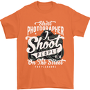 Street Photographer Photography Funny Mens T-Shirt Cotton Gildan Orange