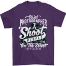 Street Photographer Photography Funny Mens T-Shirt Cotton Gildan Purple