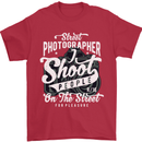 Street Photographer Photography Funny Mens T-Shirt Cotton Gildan Red