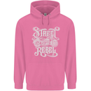 Street Rebel Motorcycles Motorbike Biker Childrens Kids Hoodie Azalea