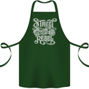 Street Rebel Motorcycles Motorbike Biker Cotton Apron 100% Organic Forest Green