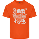 Street Rebel Motorcycles Motorbike Biker Kids T-Shirt Childrens Orange