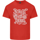 Street Rebel Motorcycles Motorbike Biker Kids T-Shirt Childrens Red