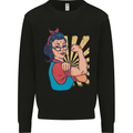 Strong Successful Woman Mens Sweatshirt Jumper Black
