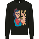 Strong Successful Woman Mens Sweatshirt Jumper Black