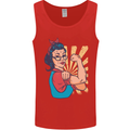 Strong Successful Woman Mens Vest Tank Top Red