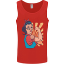 Strong Successful Woman Mens Vest Tank Top Red