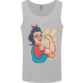 Strong Successful Woman Mens Vest Tank Top Sports Grey