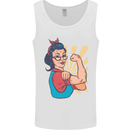 Strong Successful Woman Mens Vest Tank Top White